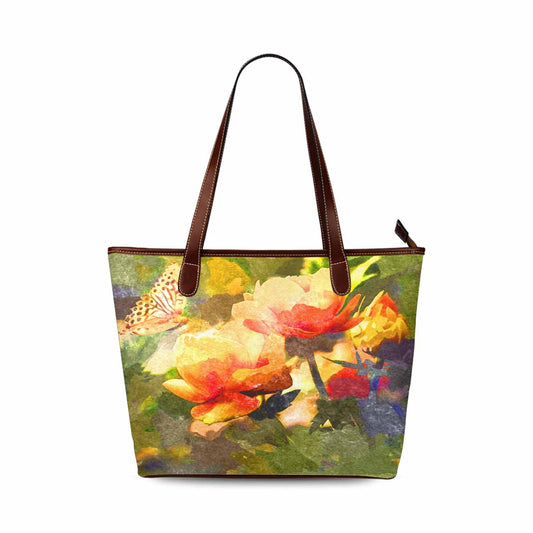 Classic Fabric handbag, watercolor floral, design 99