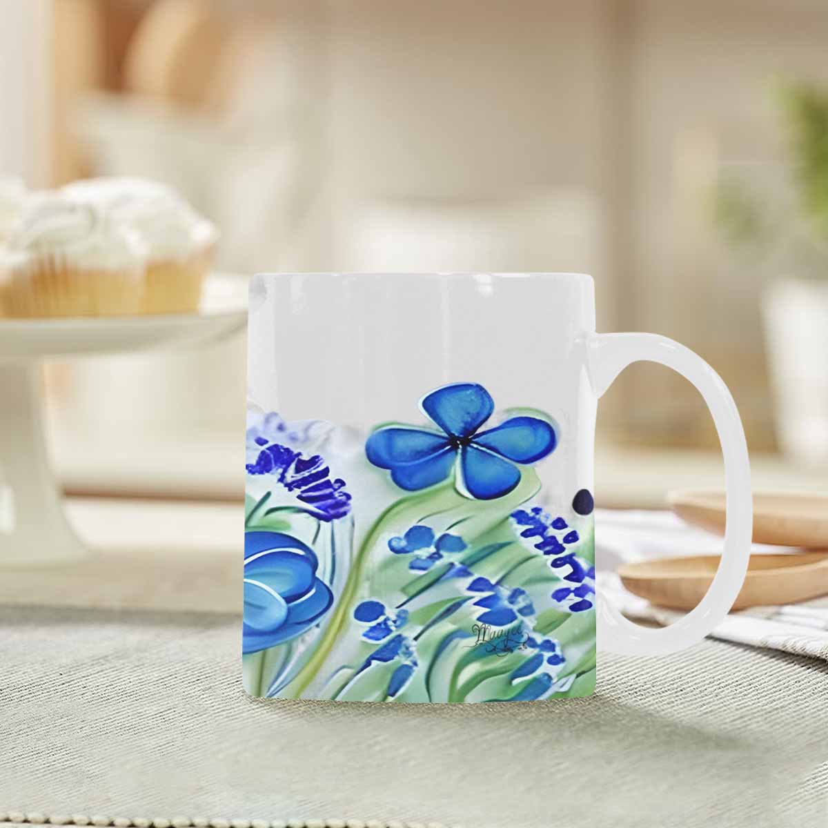 Quality Mug, coffee mug, tea cup, Bright florals, Set 1A, Design 78