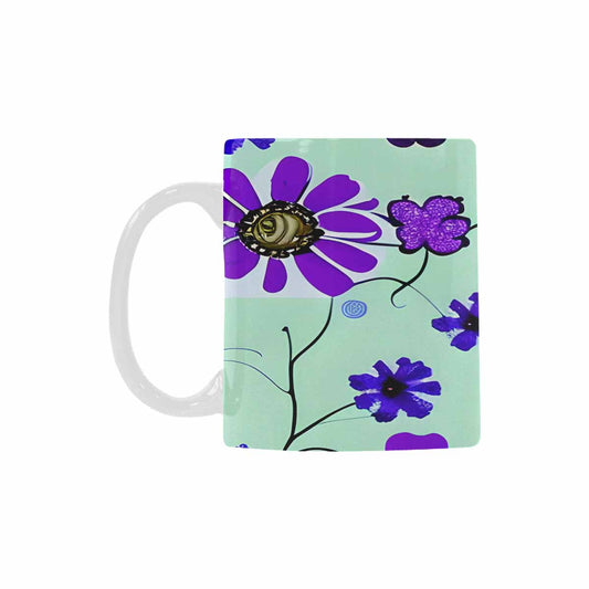 Quality Mug, coffee mug, tea cup, Bright florals, Set 1, Design 137