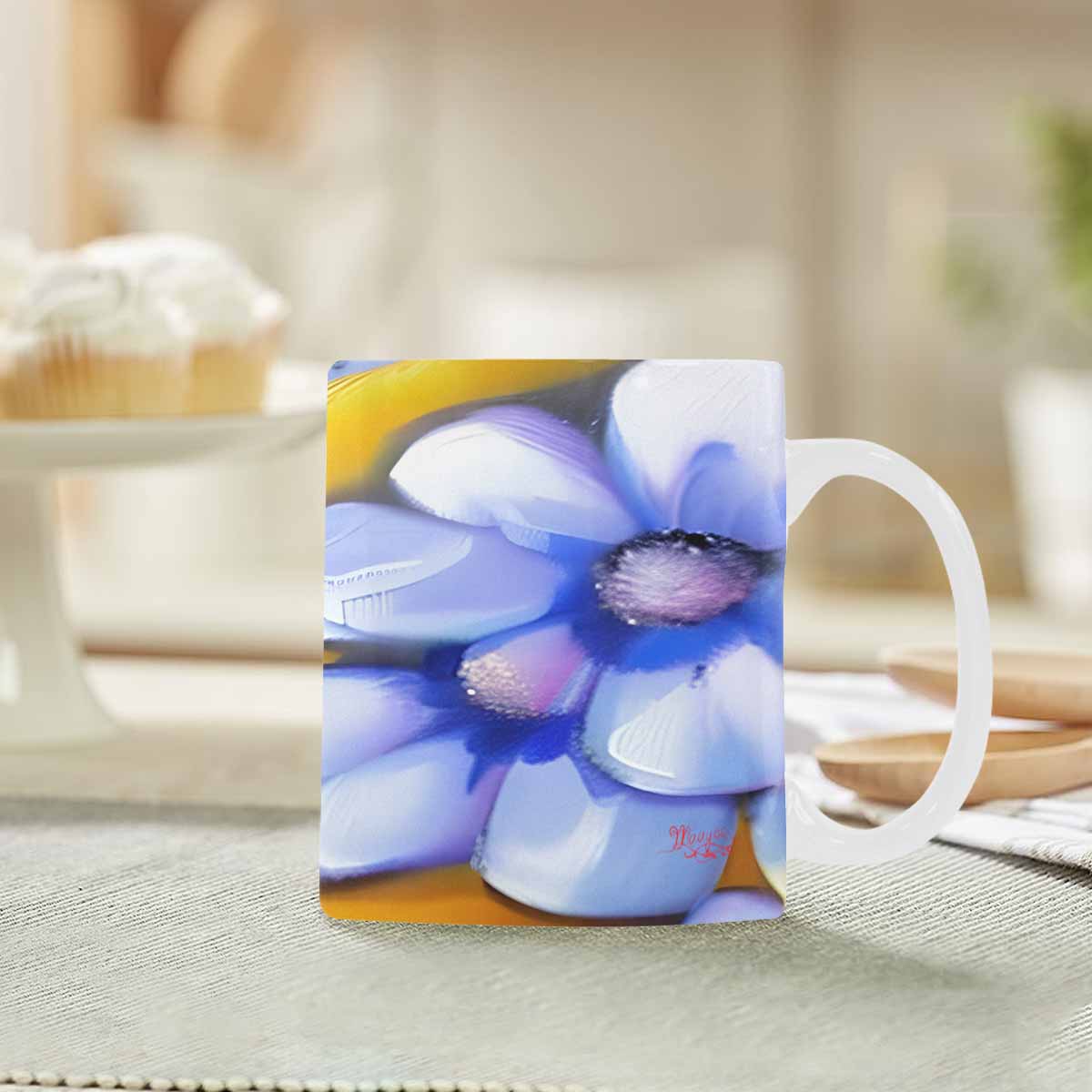 Quality Mug, coffee mug, tea cup, Bright florals, Set 1, Design 169