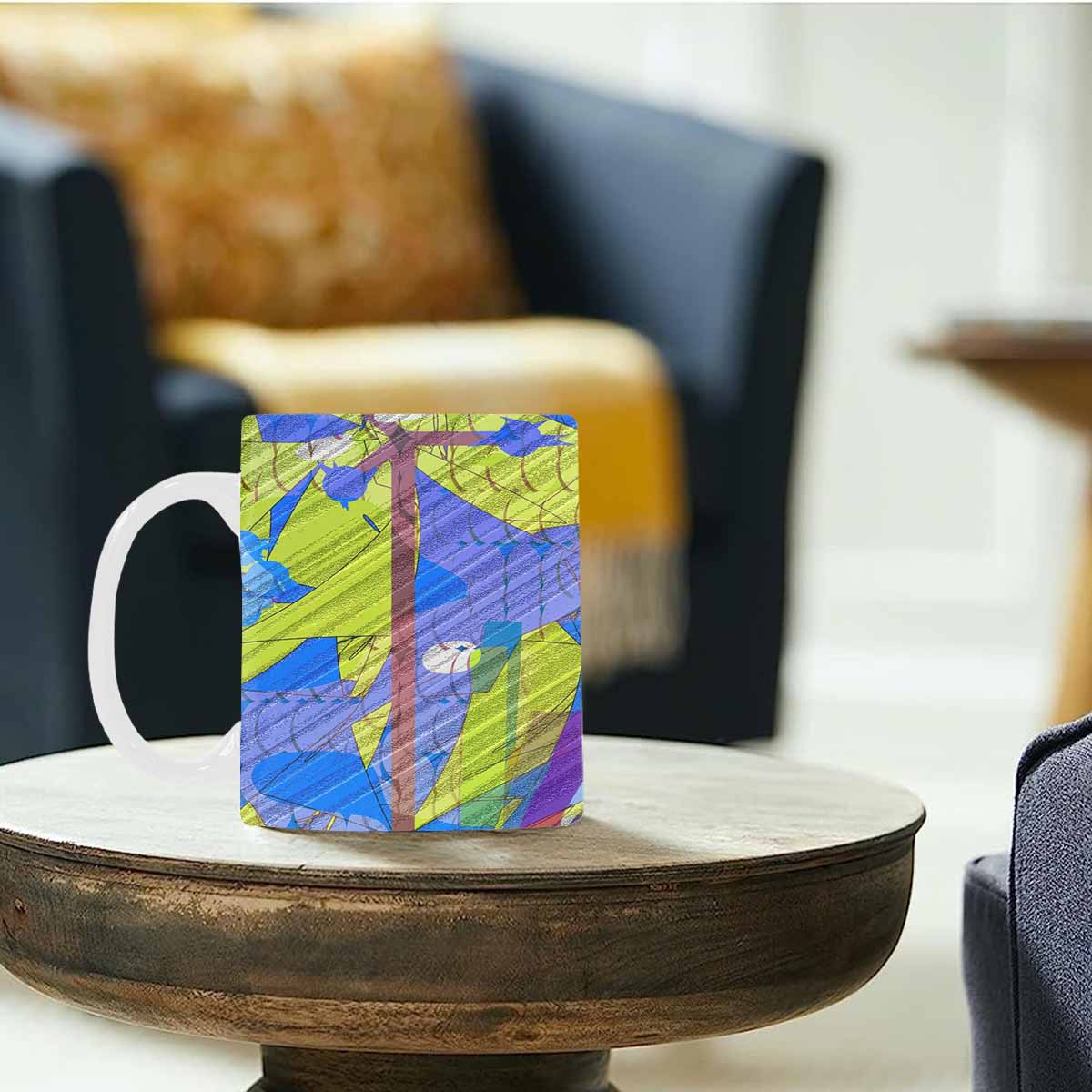 Unique Abstract design coffee mug, set 1, design 99