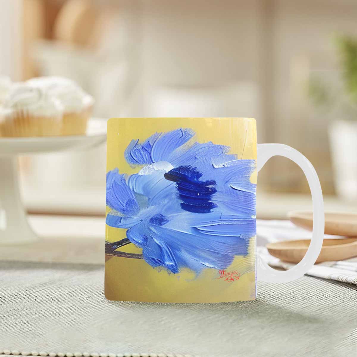 Quality Mug, coffee mug, tea cup, Bright florals, Set 1, Design 165