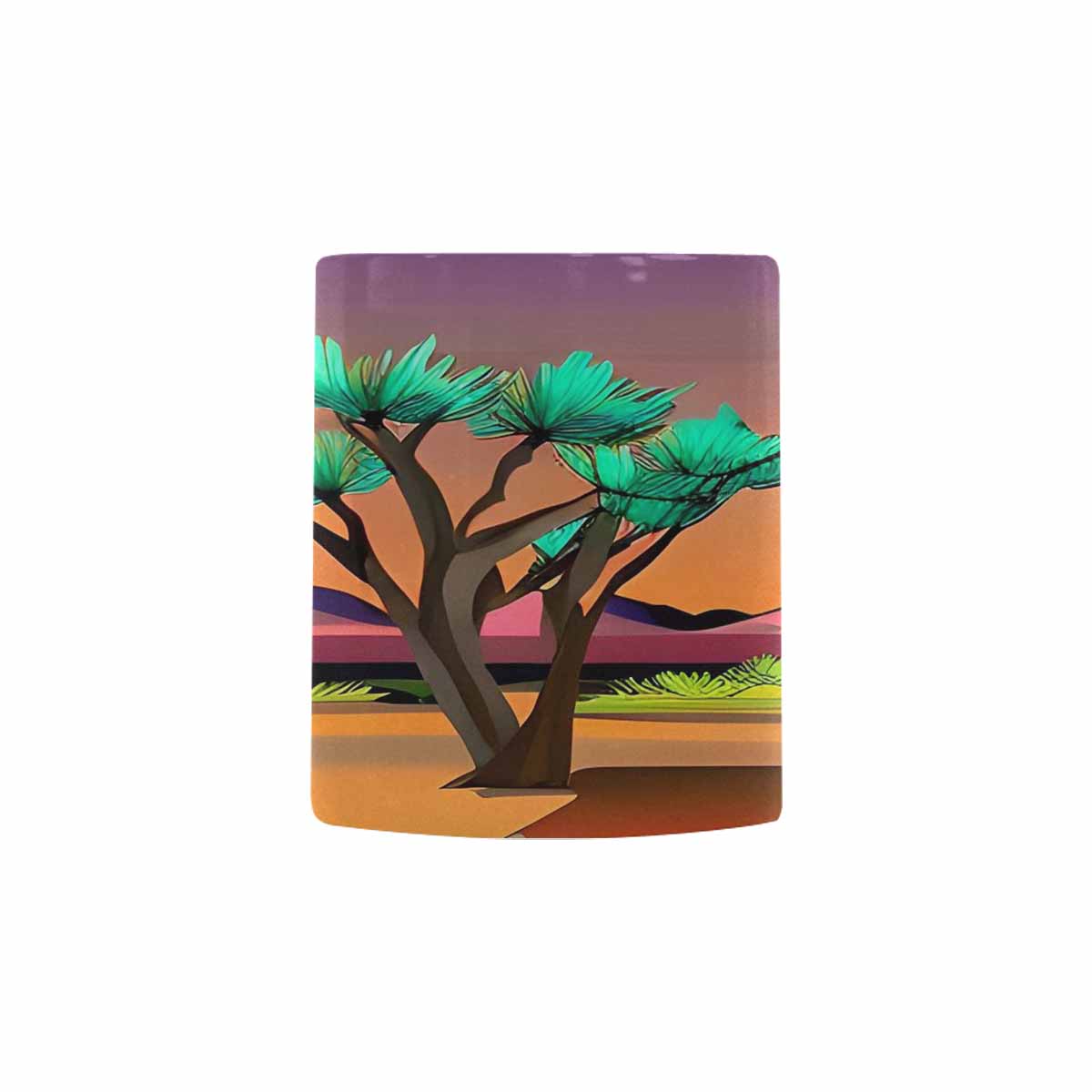 Coffee Mug, tea cup, desert scene, design 88