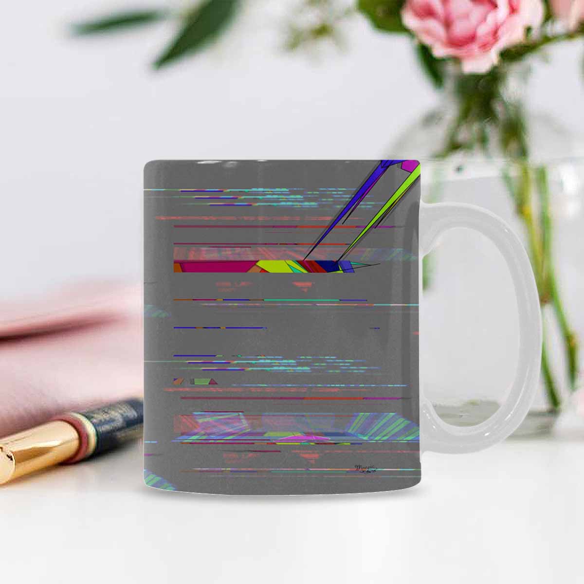 Unique Abstract design coffee mug, set 1, design 140