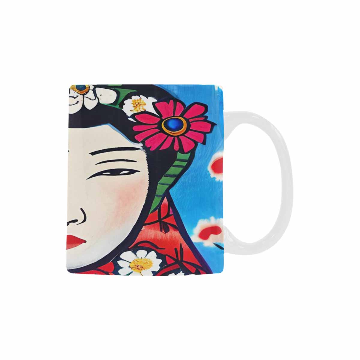 Quality Mug, coffee mug, tea cup, Asian Faces, Design 49