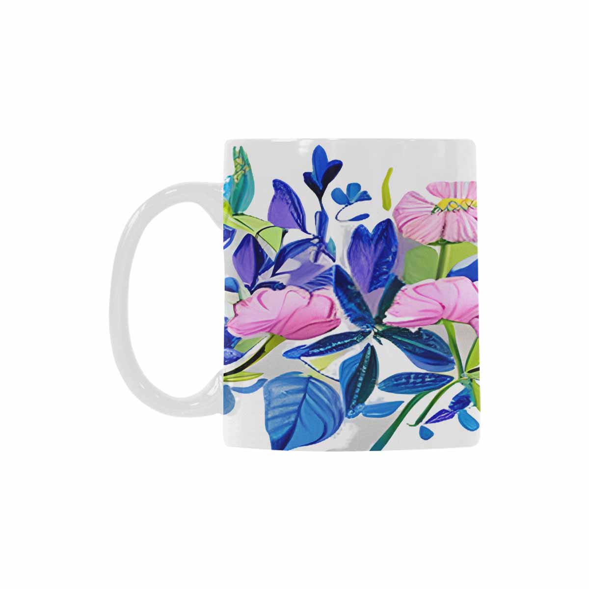 Quality Mug, coffee mug, tea cup, Bright florals, Set 1A, Design 40