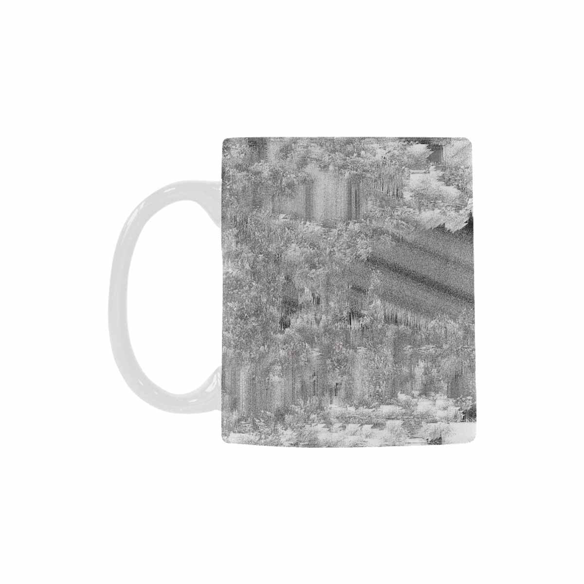 Quality Mug, coffee mug, tea cup, B & W Abstract, Set 1, design 121