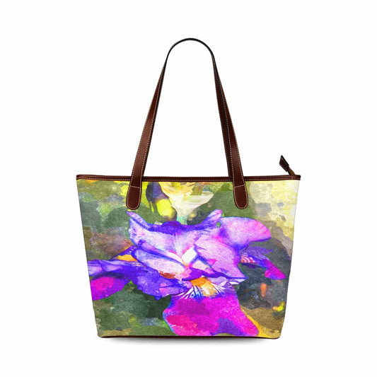 Classic Fabric handbag, watercolor floral, design 71