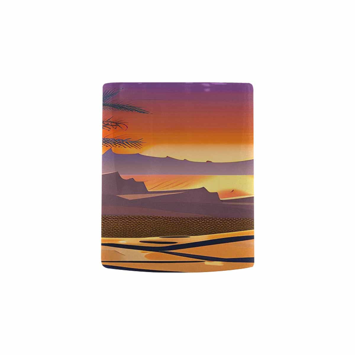 Coffee Mug, tea cup, desert scene, design 59