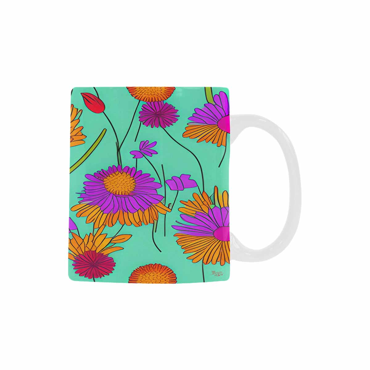 Quality Mug, coffee mug, tea cup, Set 1, Mixed Floral design 5