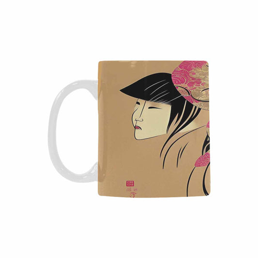 Quality Mug, coffee mug, tea cup, Asian Faces, Design 21