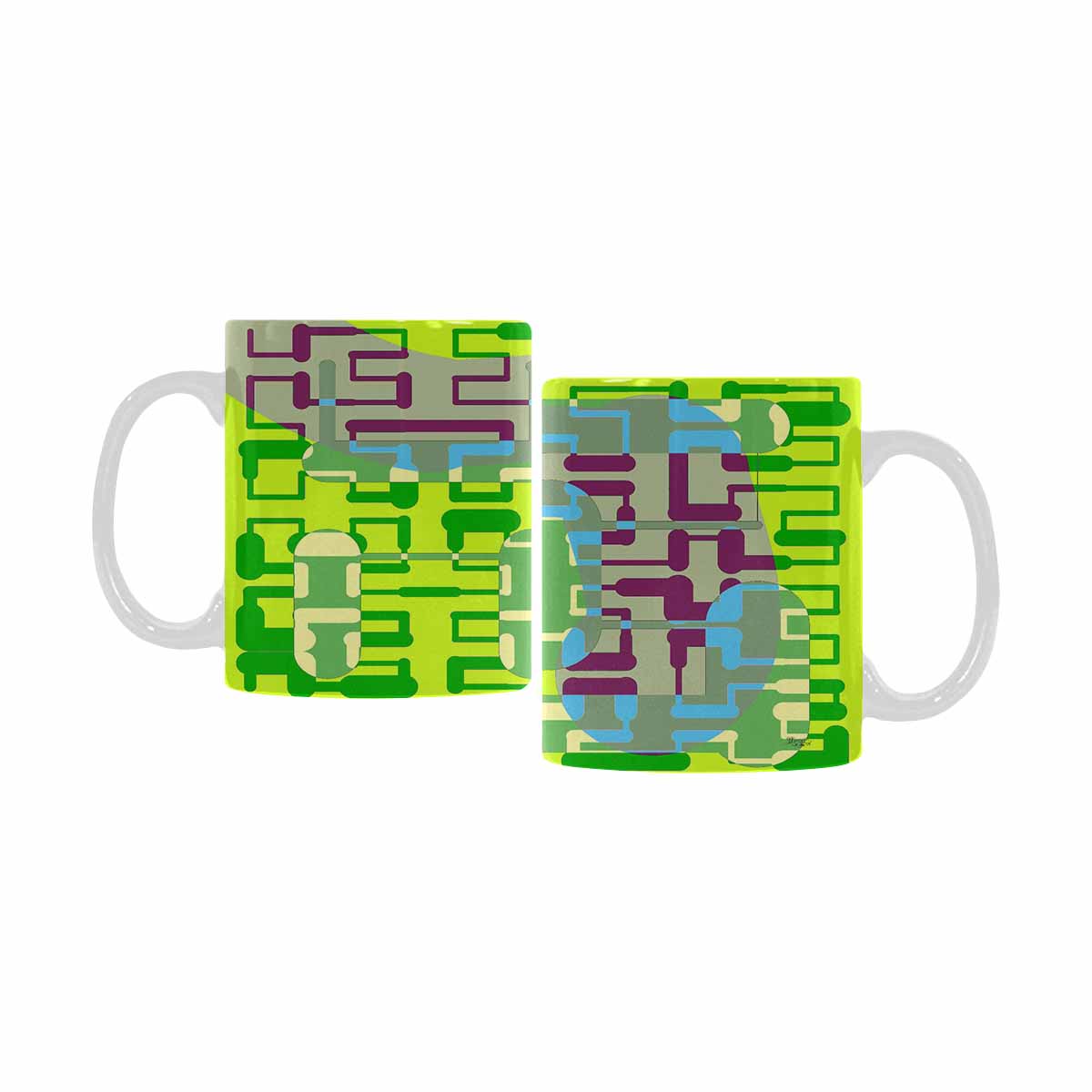 Unique Abstract design coffee mug, set 1, design 74