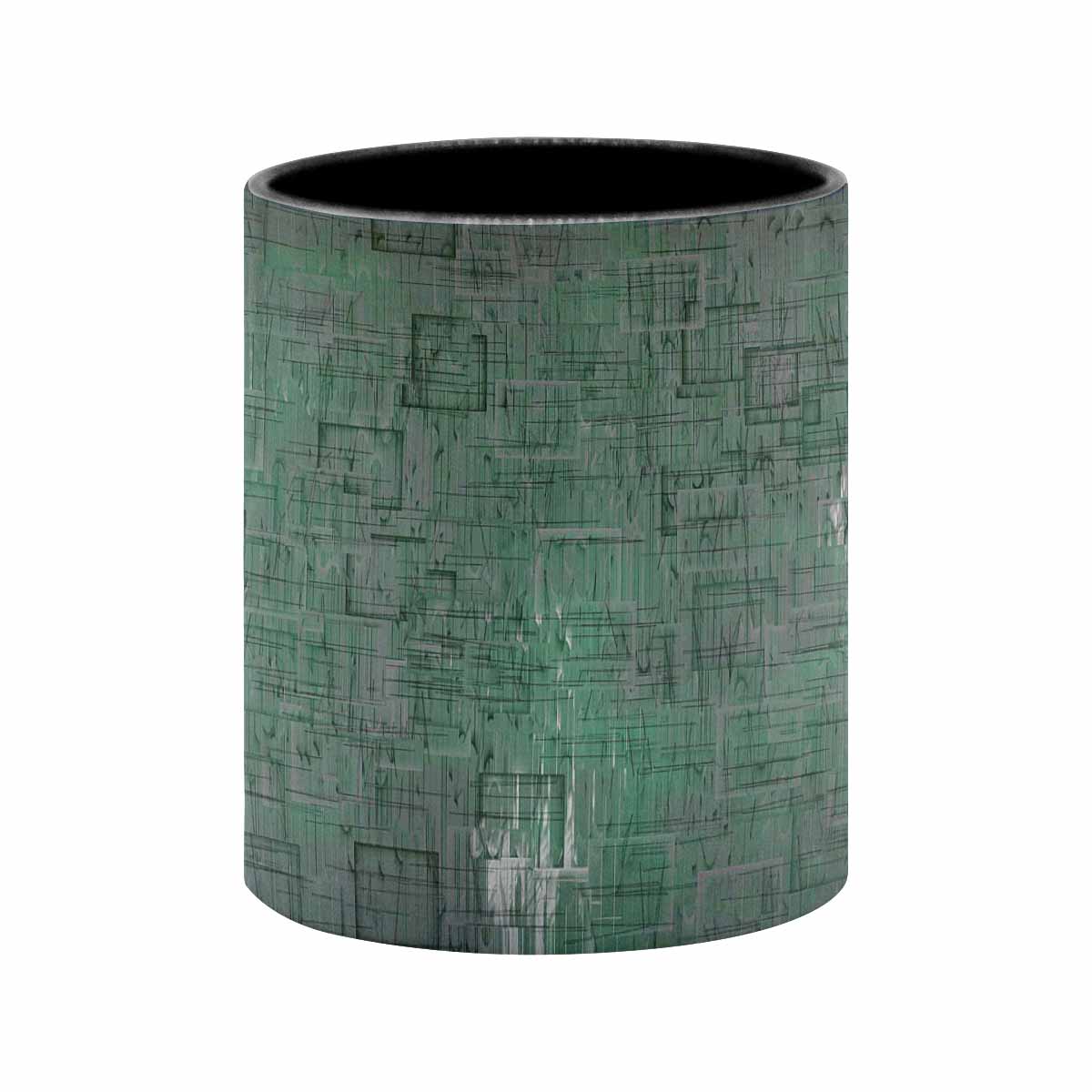 Coffee Mug, tea cup, black core, abstract, design 50