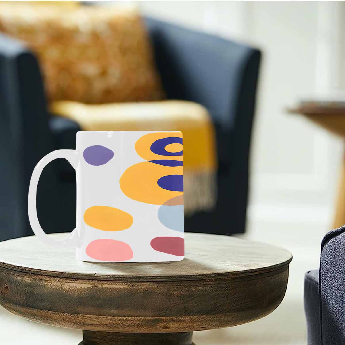 Quality Mug, coffee mug, tea cup, Bold Abstract, Set 1, design 115