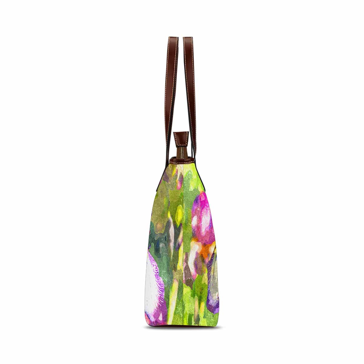 Classic Fabric handbag, watercolor floral, design 134