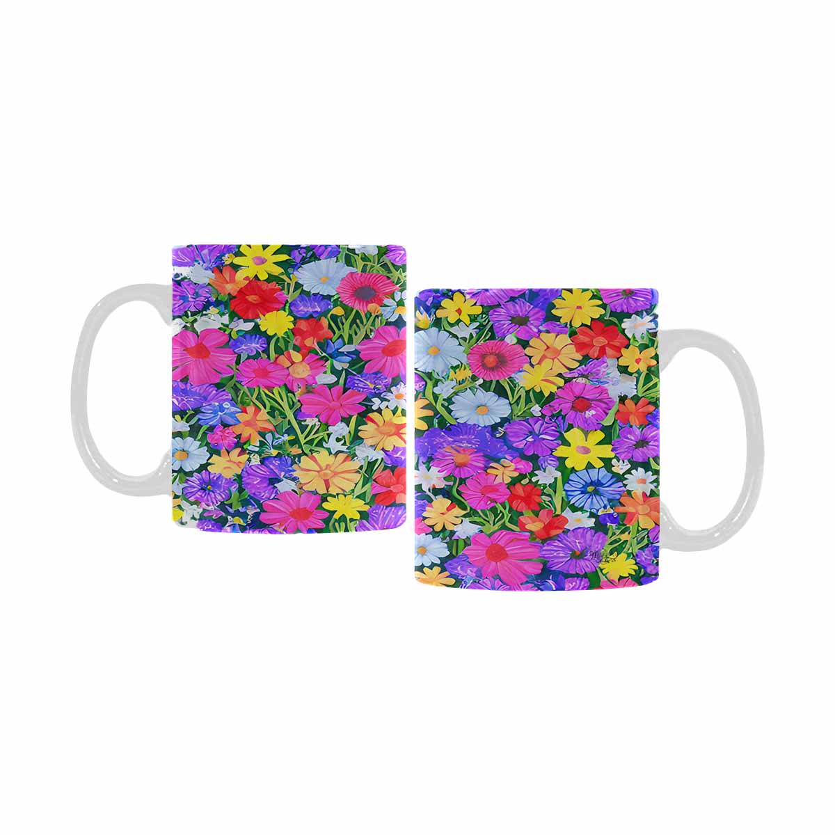 Quality Mug, coffee mug, tea cup, Set 1A, Mixed Floral design 16