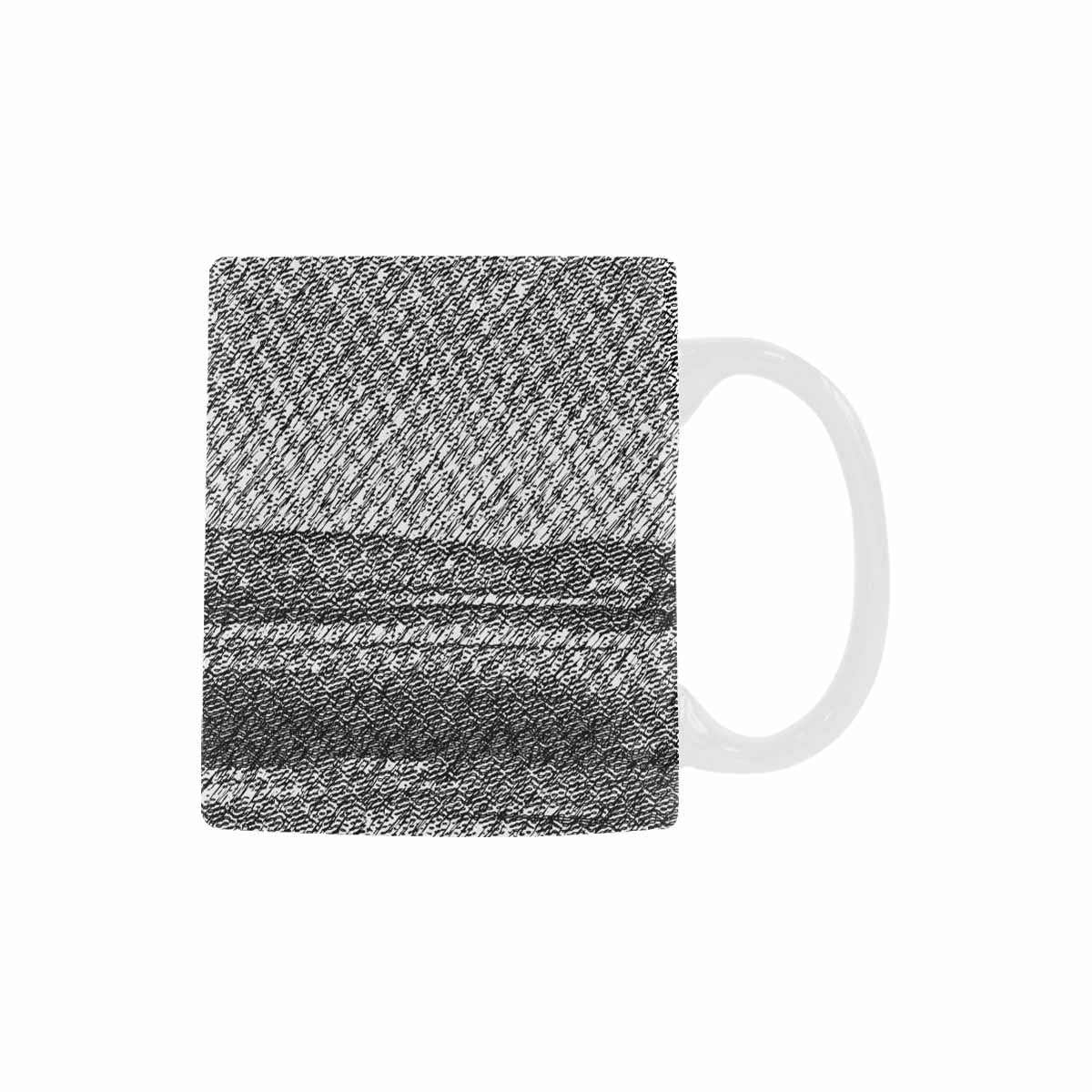 Quality Mug, coffee mug, tea cup, B & W Abstract, Set 1, design 72