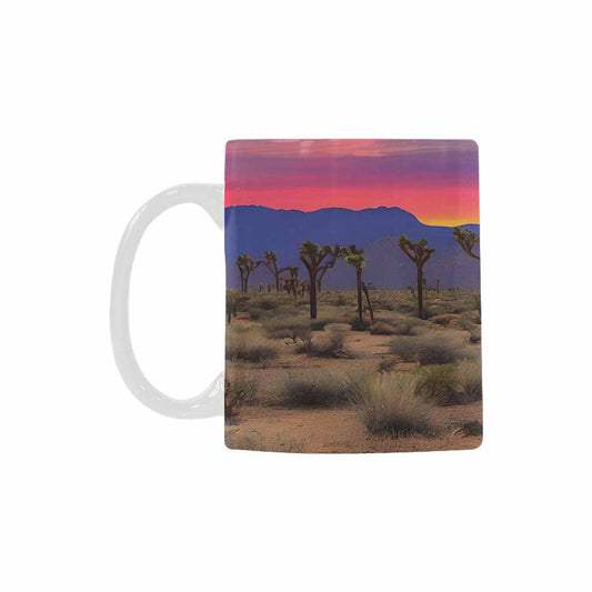 Coffee Mug, tea cup, desert scene, design 8