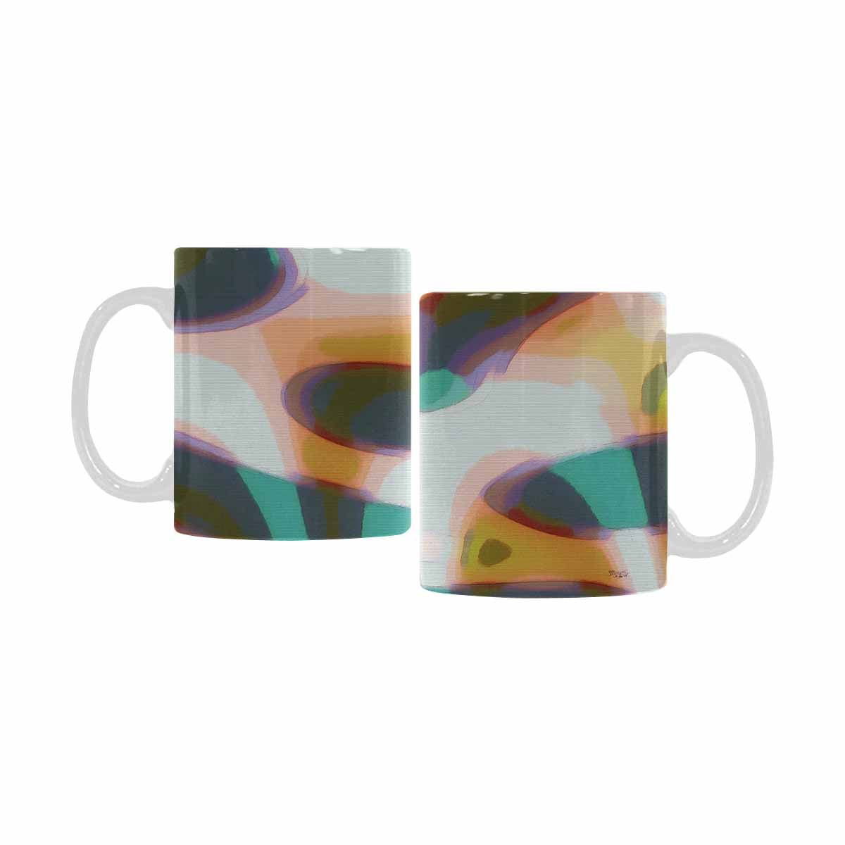 Unique Abstract design coffee mug, set 1, design 201