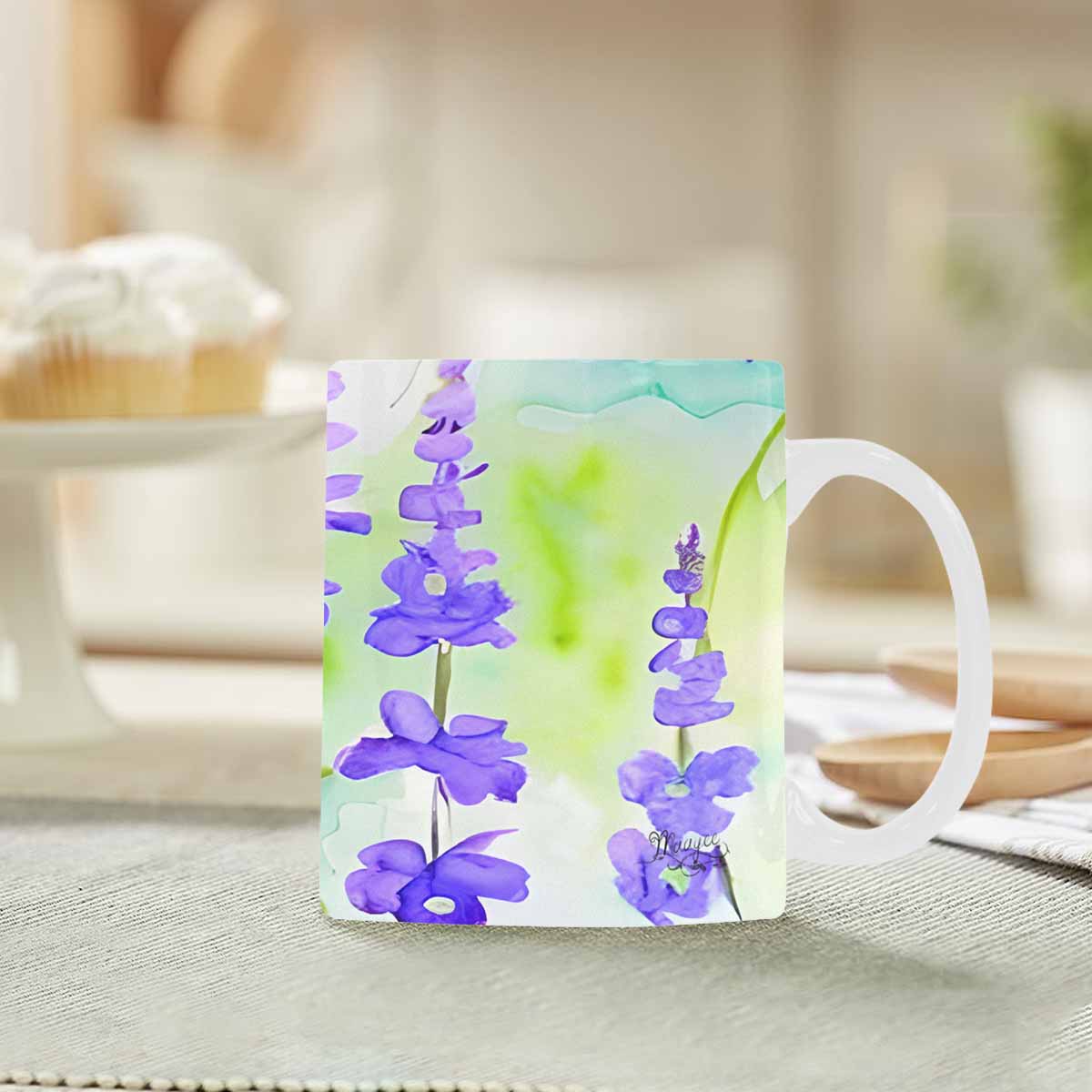 Quality Mug, coffee mug, tea cup, Bright florals, Set 1, Design 106