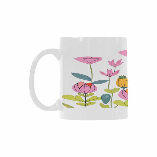Quality Mug, coffee mug, tea cup, Bright florals, Set 2, design 47