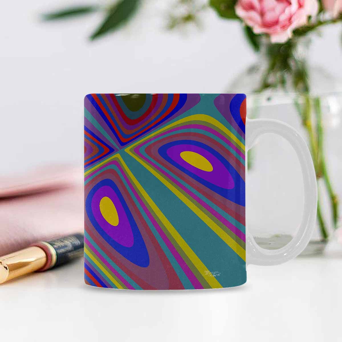 Unique Abstract design coffee mug, set 1, design 48