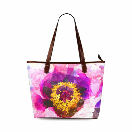 Classic Fabric handbag, watercolor floral, design 184