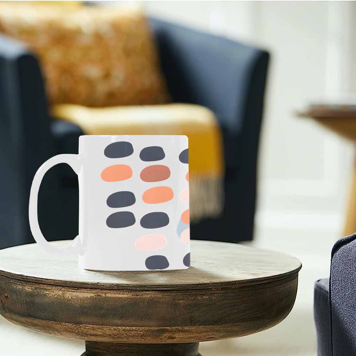 Quality Mug, coffee mug, tea cup, Bold Abstract, Set 1, design 113