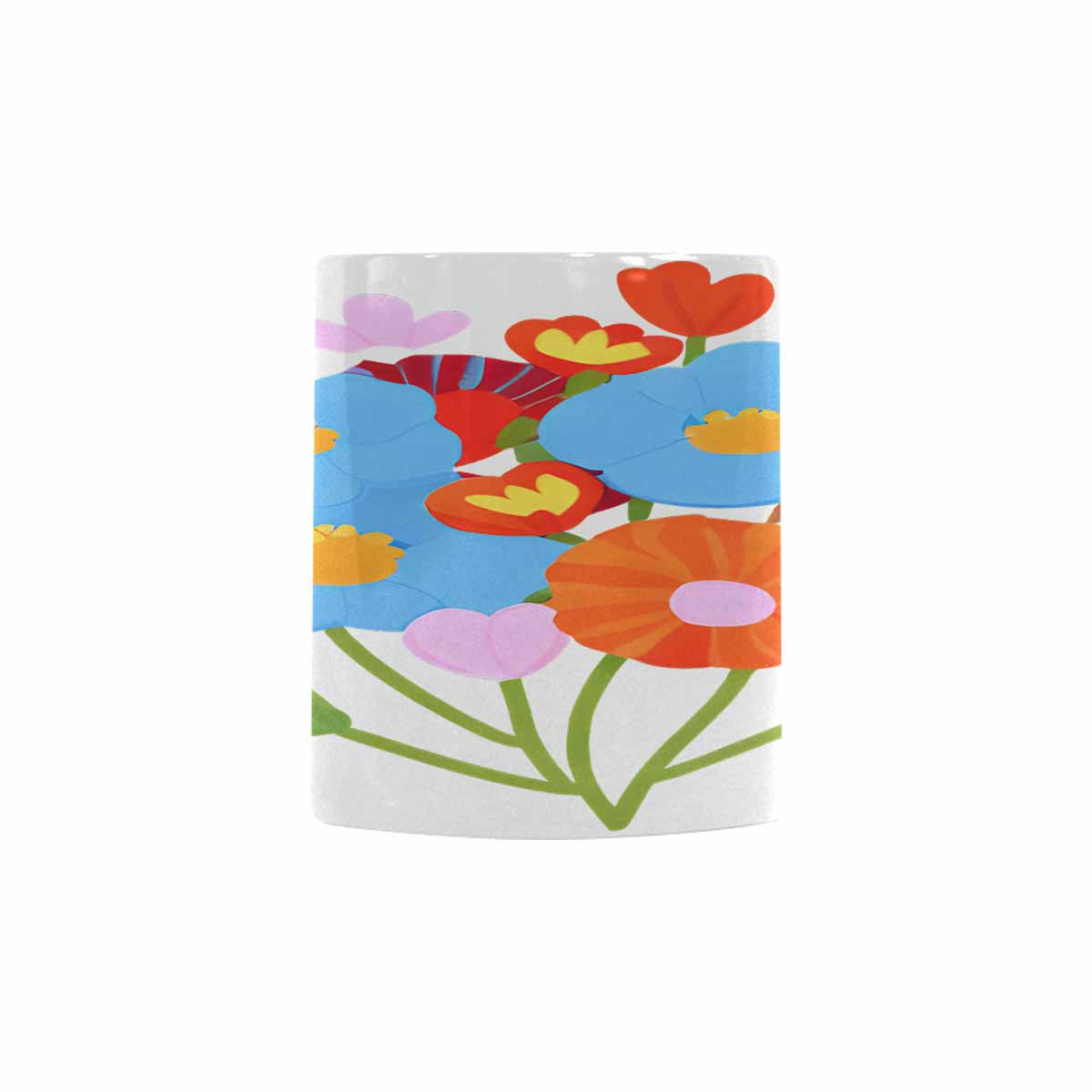 Quality Mug, coffee mug, tea cup, Bright florals, Set 2, design 11