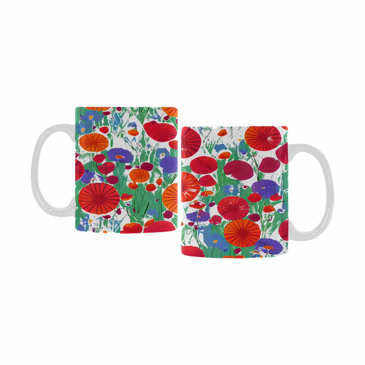 Quality Mug, coffee mug, tea cup, Set 1A, Mixed Floral design 18