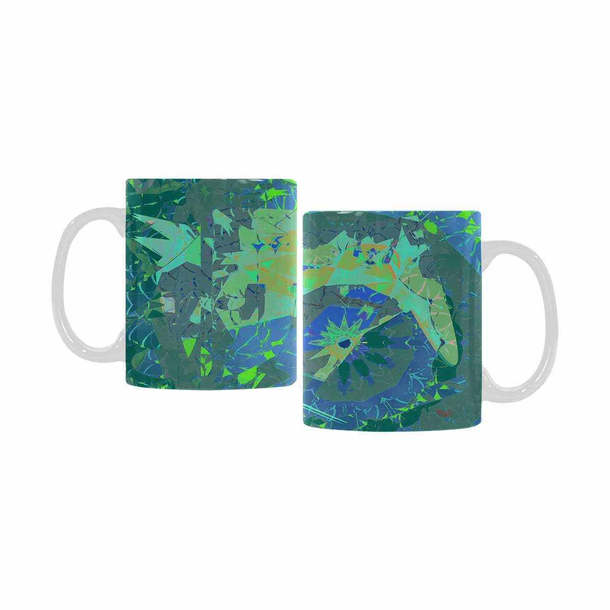 Unique Abstract design coffee mug, set 1, design 73