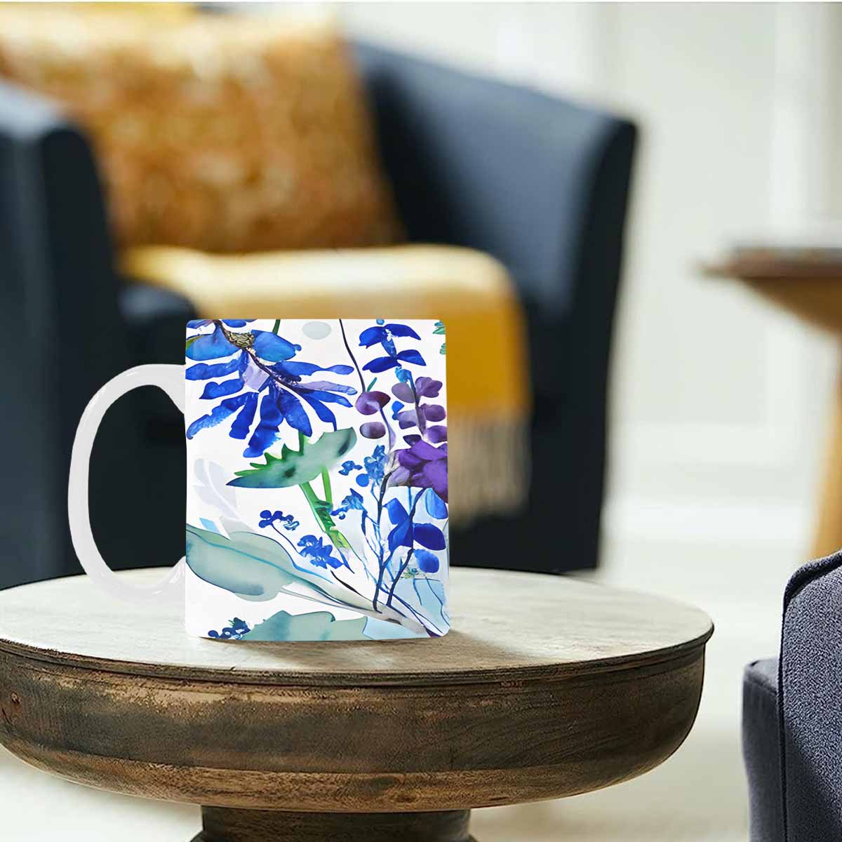 Quality Mug, coffee mug, tea cup, Bright florals, Set 1, Design 26