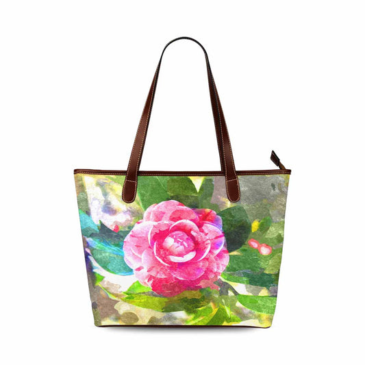 Classic Fabric handbag, watercolor floral, design 25
