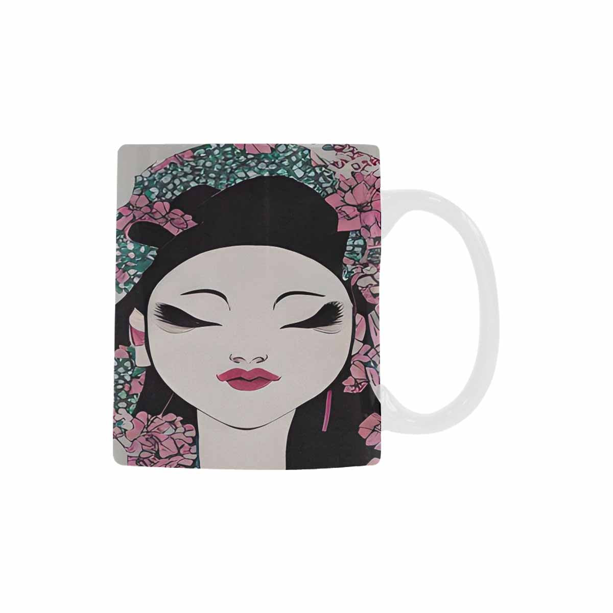 Quality Mug, coffee mug, tea cup, Asian Faces, Design 33