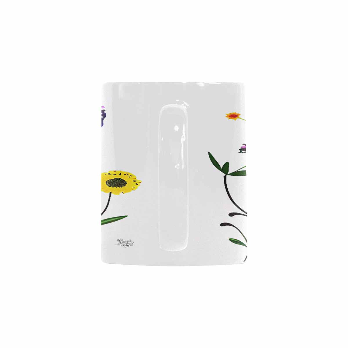Quality Mug, coffee mug, tea cup, Bright florals, Set 2, design 84