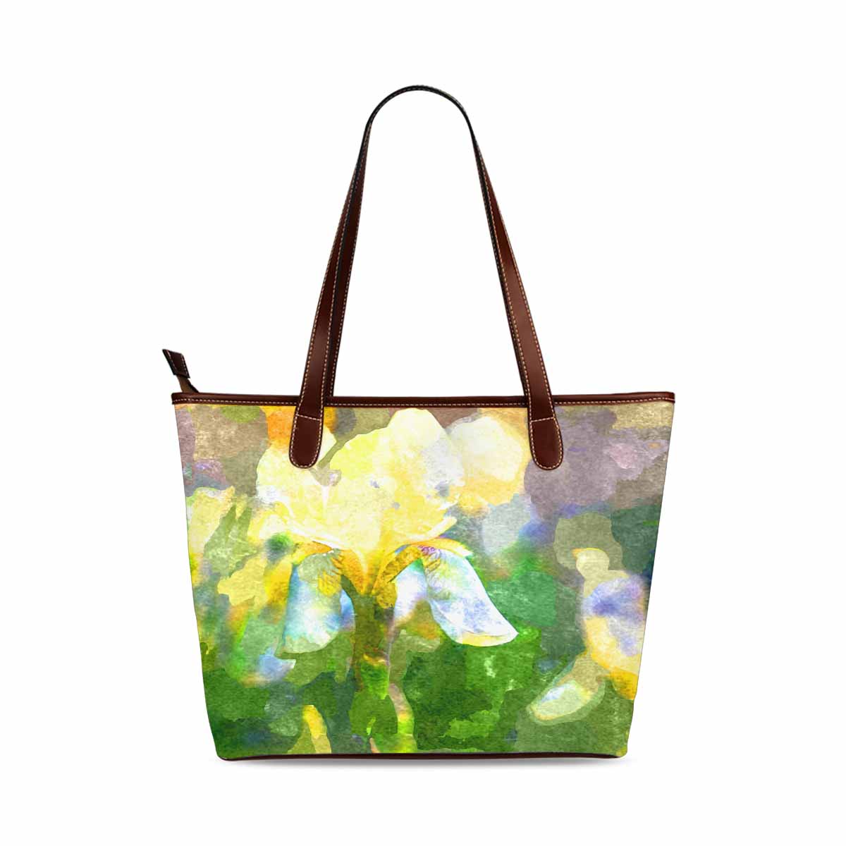 Classic Fabric handbag, watercolor floral, design 139