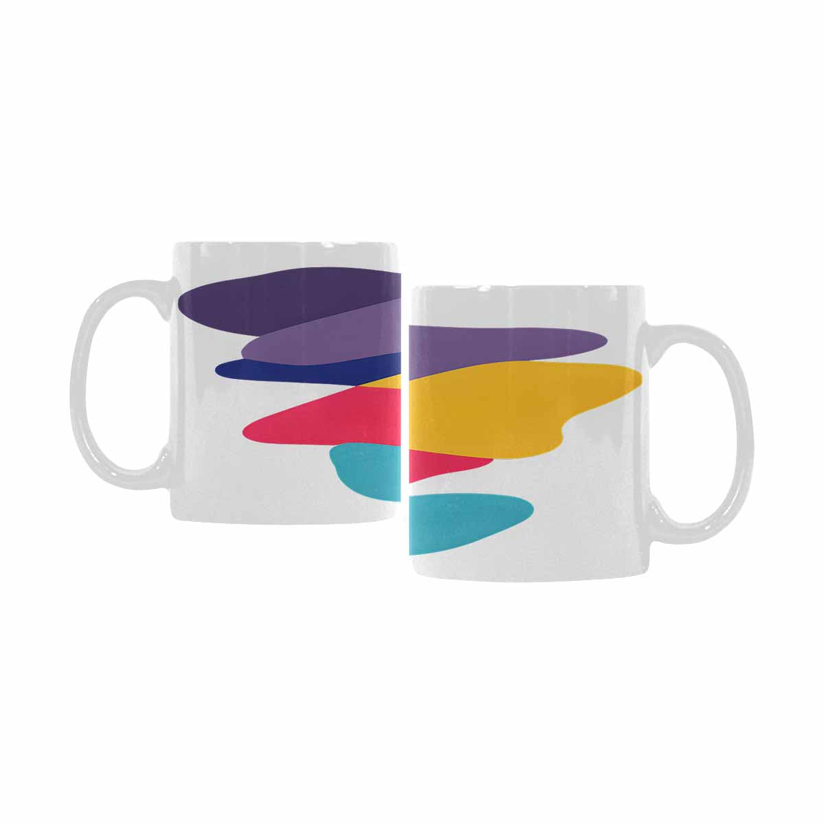Quality Mug, coffee mug, tea cup, Bold Abstract, Set 1, design 10