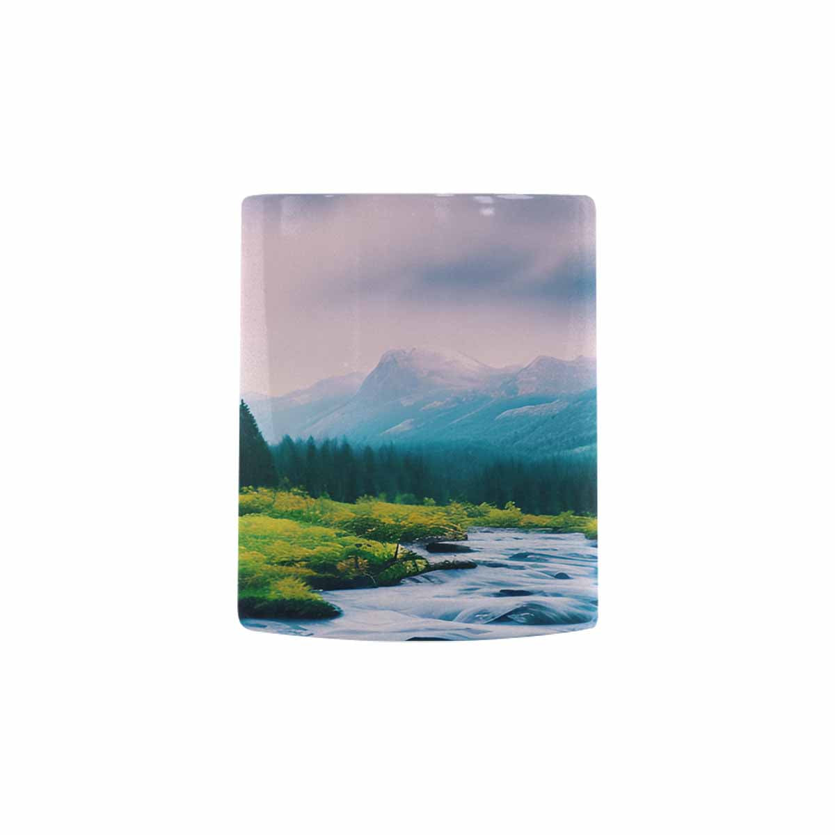 Rivers & Mountains Landscape mugs, set 1 design 28