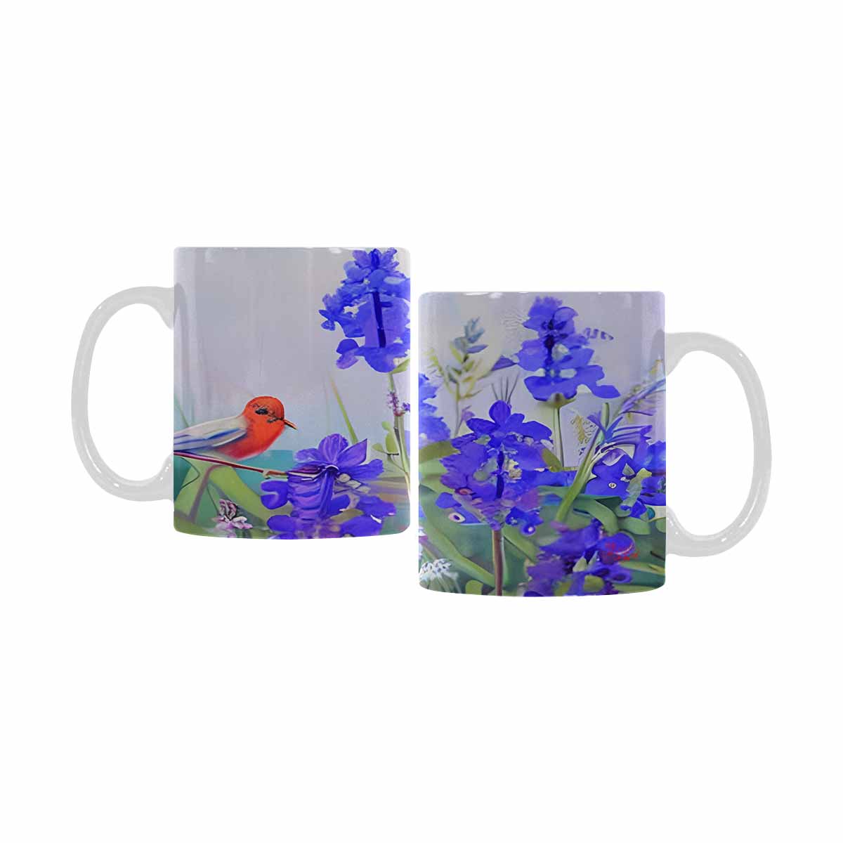 Quality Mug, coffee mug, tea cup, Bright florals, Set 1, Design 87