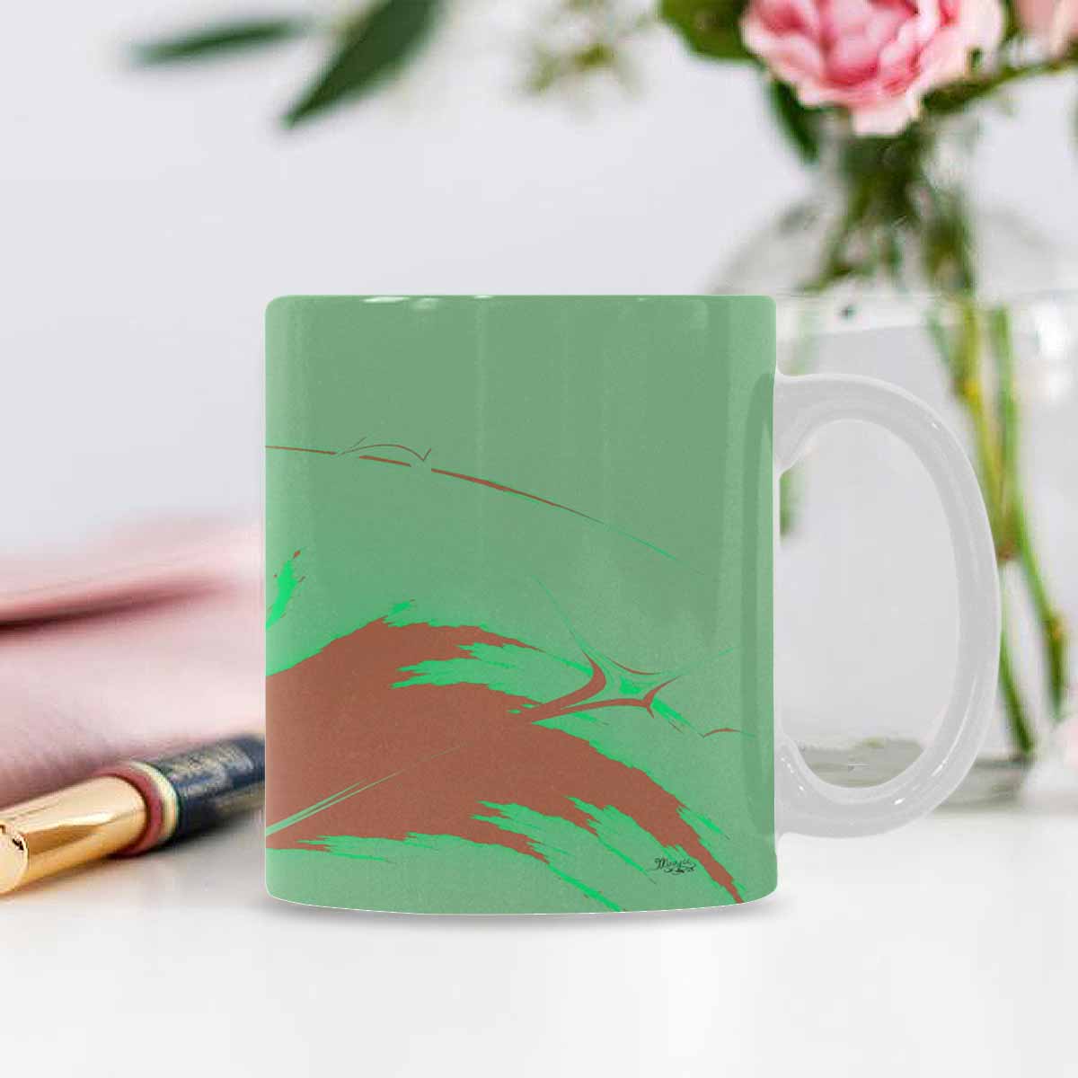 Unique Abstract design coffee mug, set 1, design 5