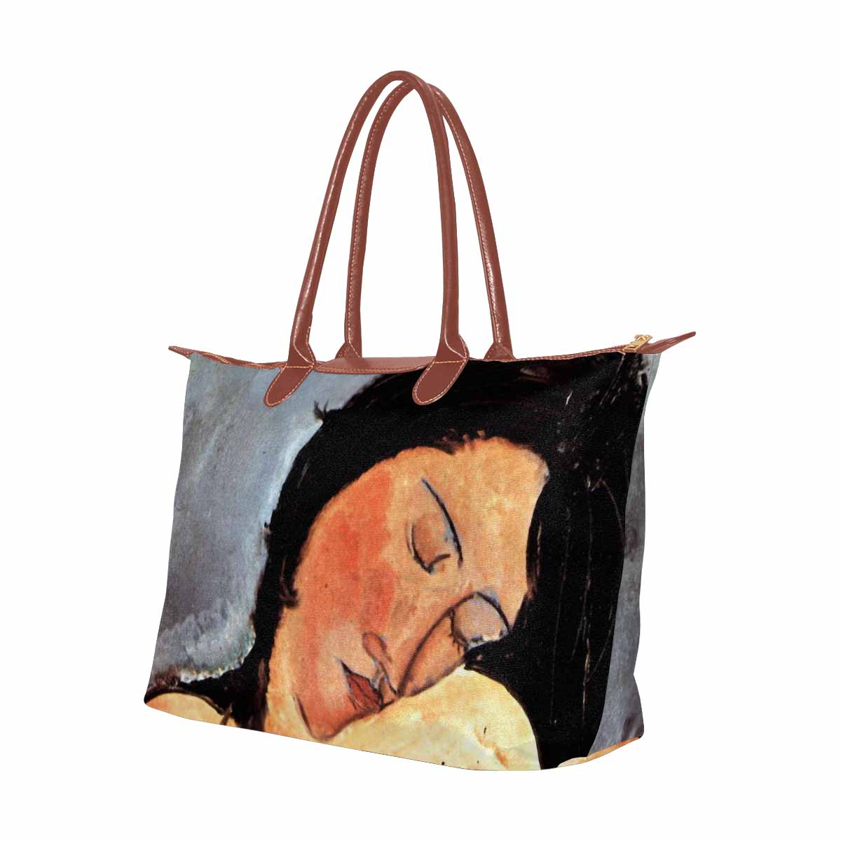 Classic handbag, Modigliani design, choice of 2 colors, Nude female