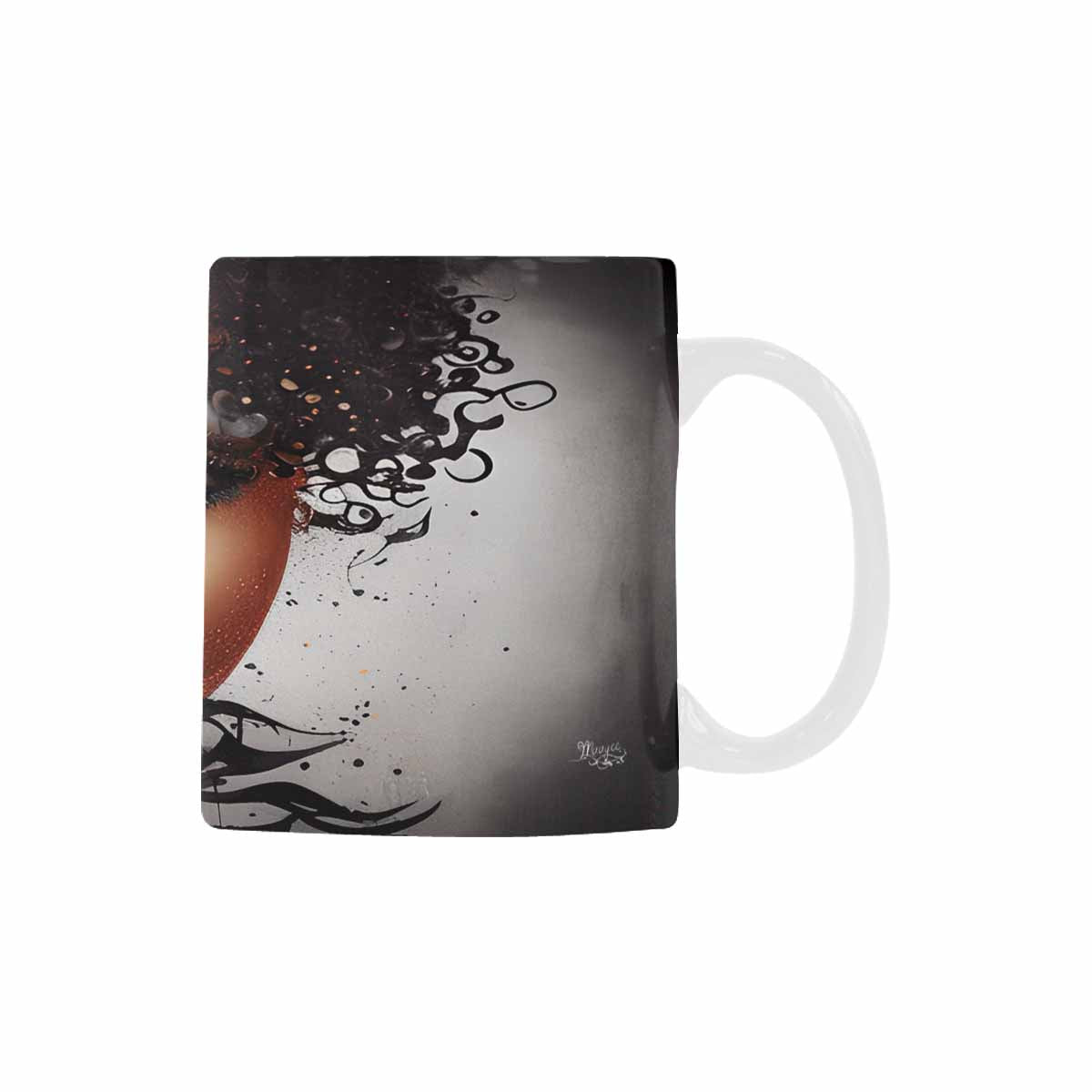 Quality Mug, coffee mug, tea cup, Black Faces, Set 1, design 53