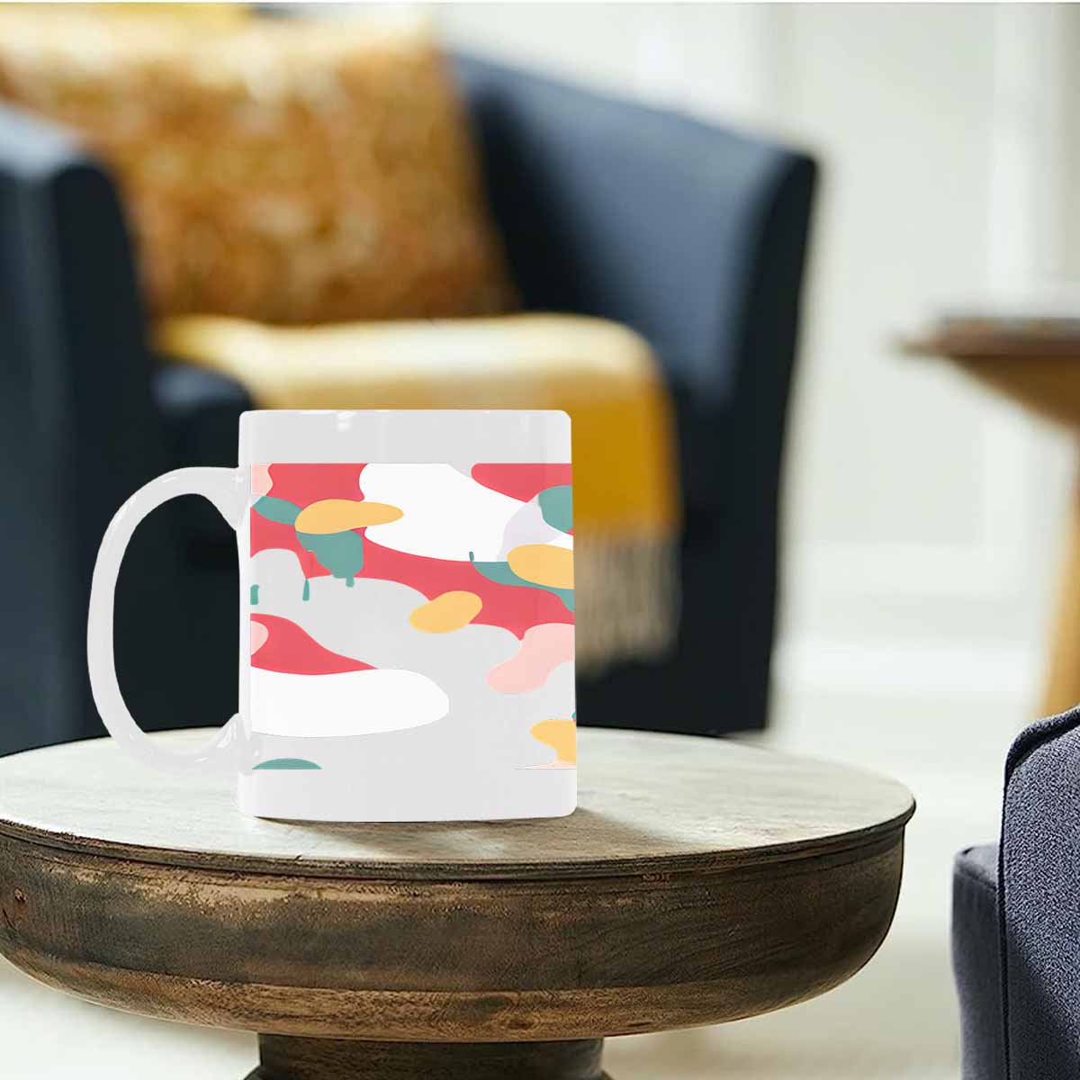 Quality Mug, coffee mug, tea cup, Bold Abstract, Set 1, design 76