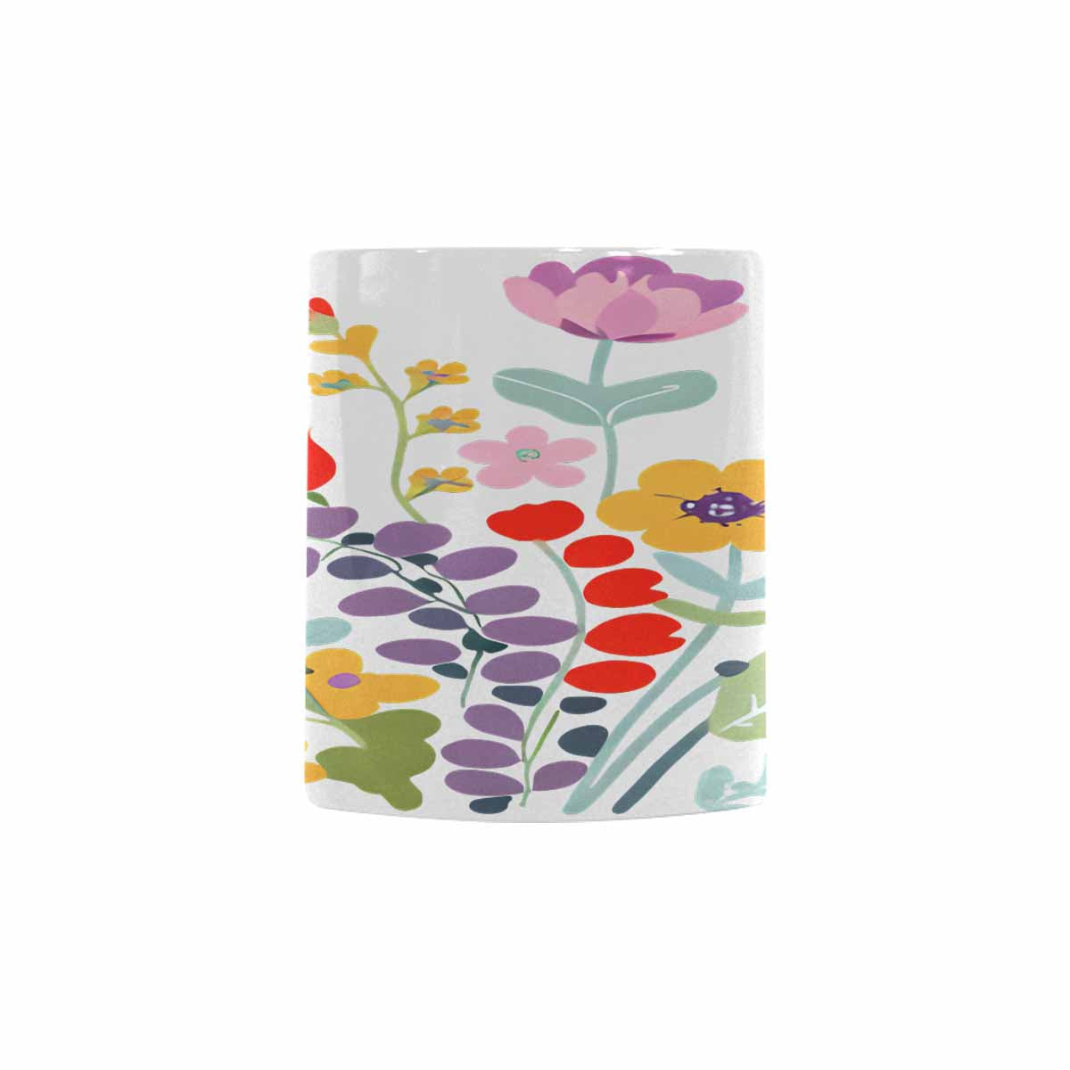 Quality Mug, coffee mug, tea cup, Bright florals, Set 2, design 57