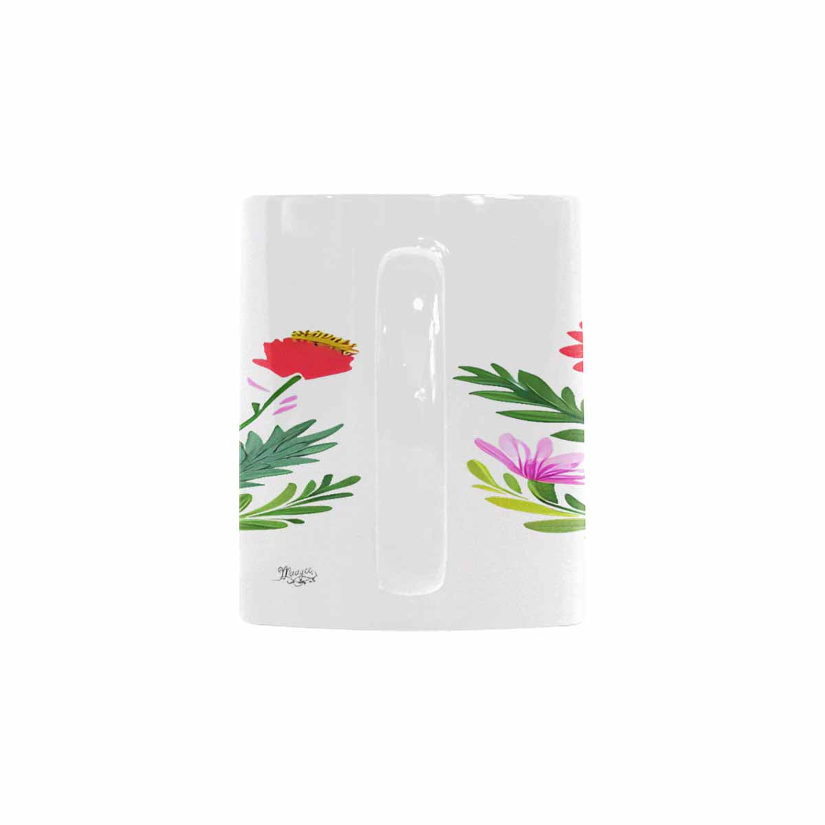 Quality Mug, coffee mug, tea cup, Bright florals, Set 2, design 91