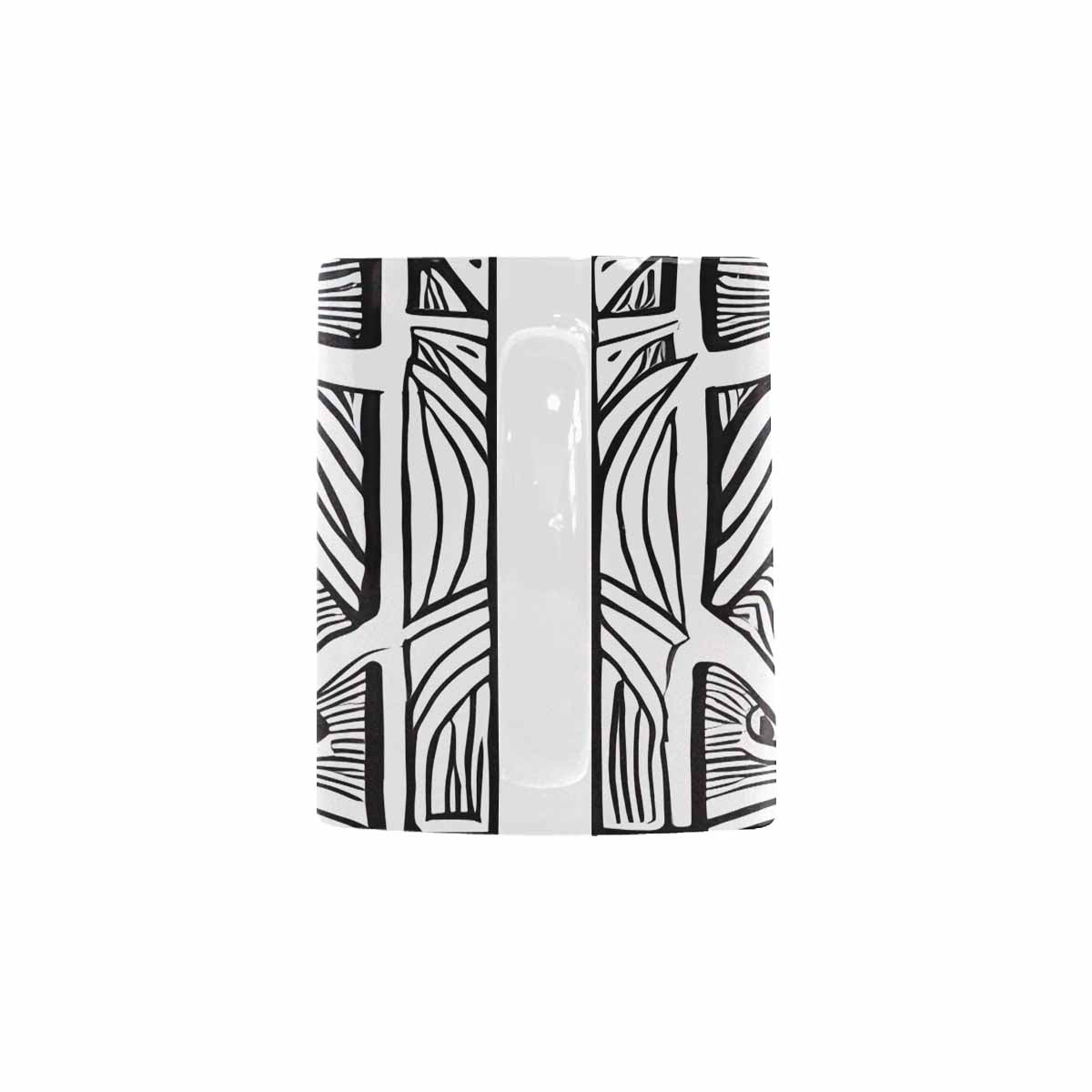 Quality Mug, coffee mug, tea cup, B & W Abstract, Set 1, design 51