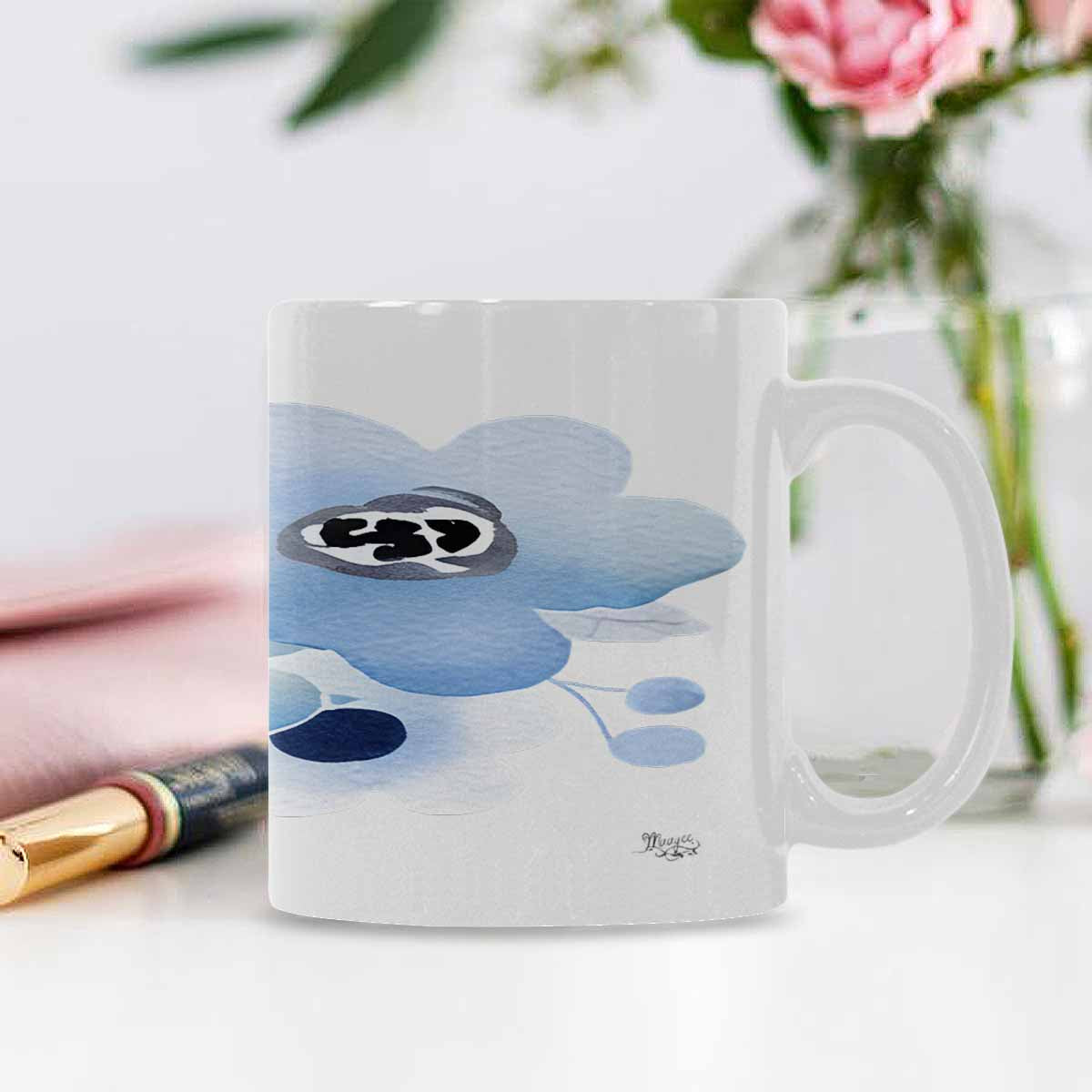 Quality Mug, coffee mug, tea cup, Bright florals, Set 2, design 20