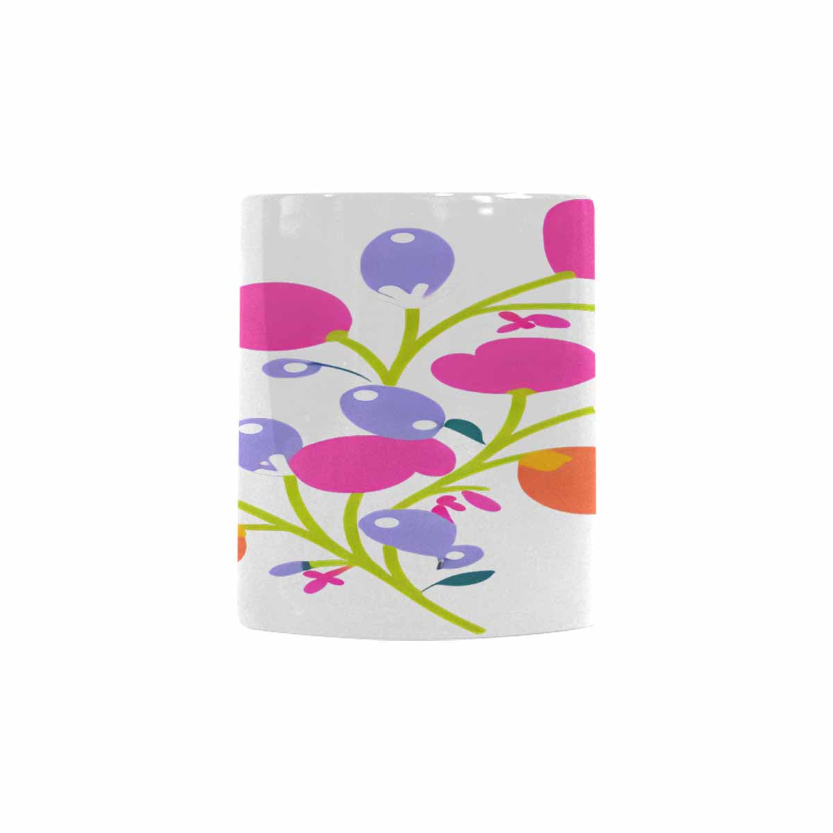 Quality Mug, coffee mug, tea cup, Bright florals, Set 2, design 2