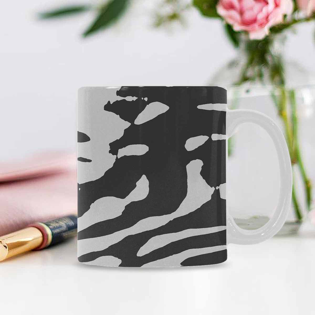 Quality Mug, coffee mug, tea cup, B & W Abstract, Set 1, design 3