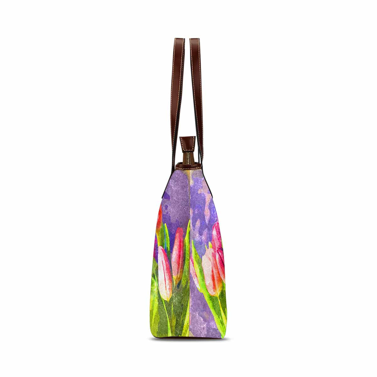 Classic Fabric handbag, watercolor floral, design 260